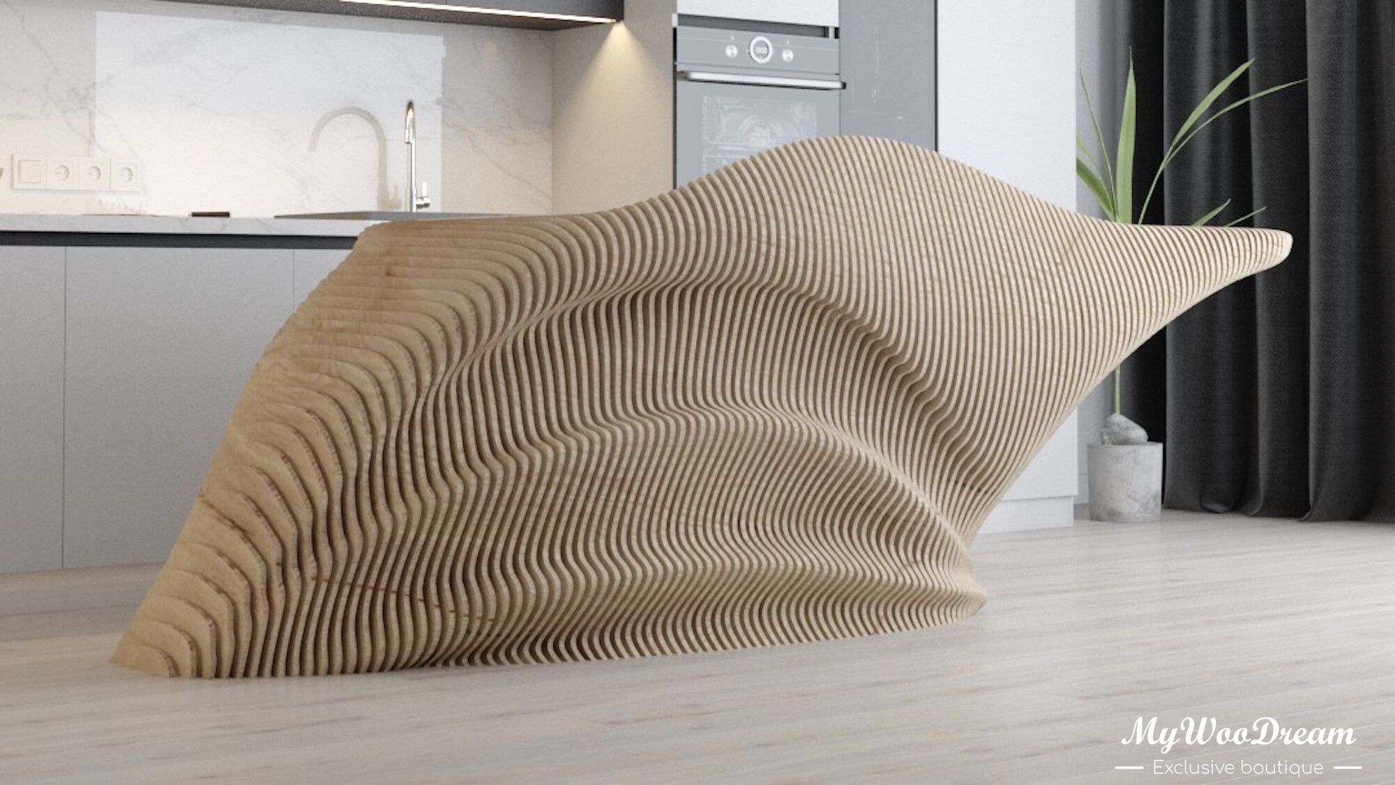 Стойка регистрации из фанеры MYWOODREAM NOE ARCH-00063477 - Вид №3