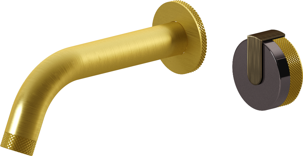 E-11535-R1OX-L1VBB-BB Настенный прогрессивный смеситель скрытого монтажа для раковины GRAFF MOD+