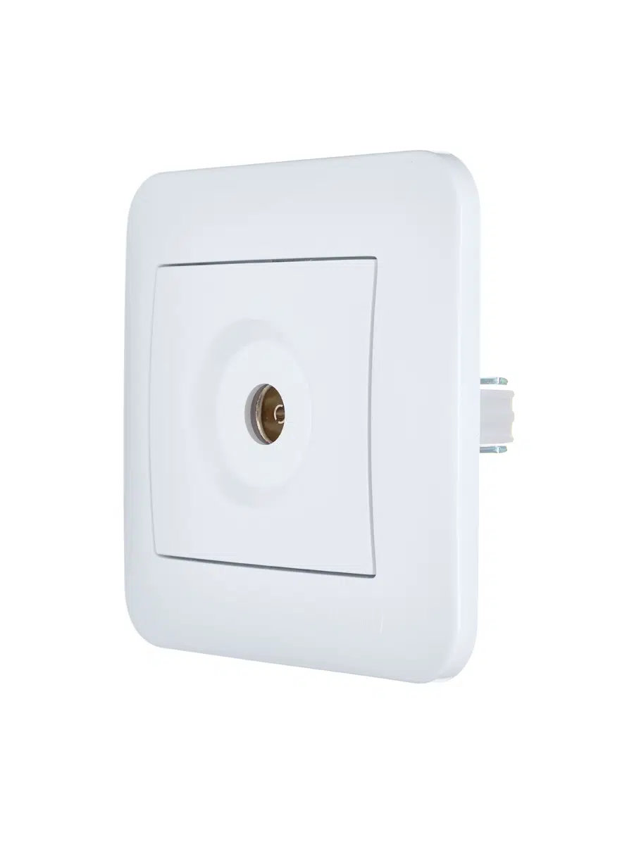 ASTI Розетка ТВ оконечная белая LEZARD 7081-0202-130 - Вид №3