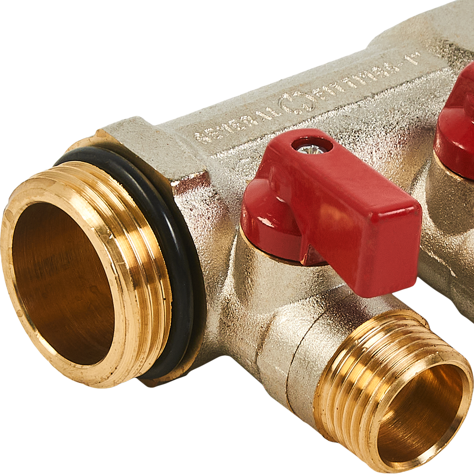 Коллекторная группа STOUT на 2 отвода 1"×1/2" для систем отопления 86542788 STLM-0069833 - Вид №1