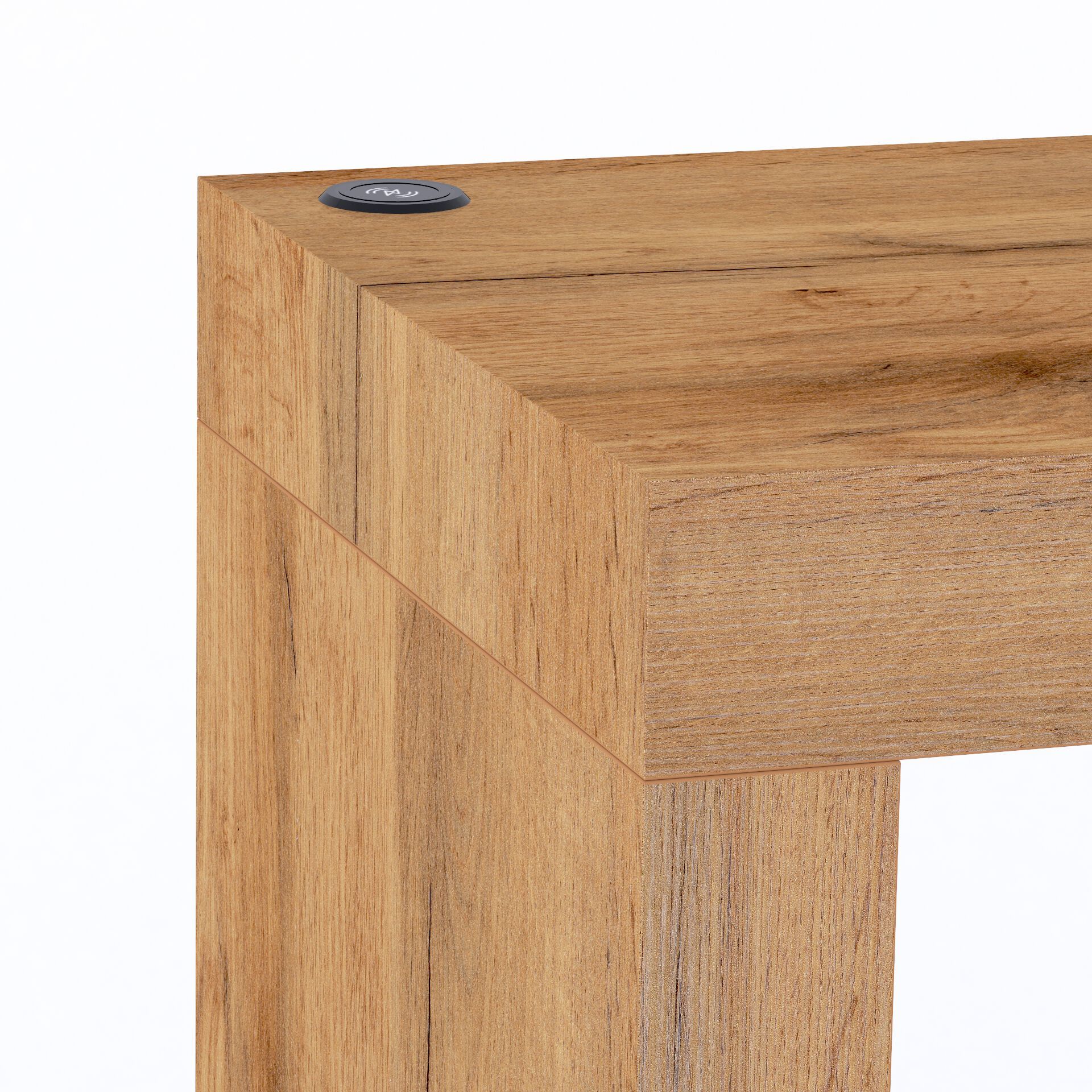 Высокий стол на полуострове в меламине с беспроводным зарядным устройством Mobili Fiver Evolution ARCH-00028433 - Вид №16