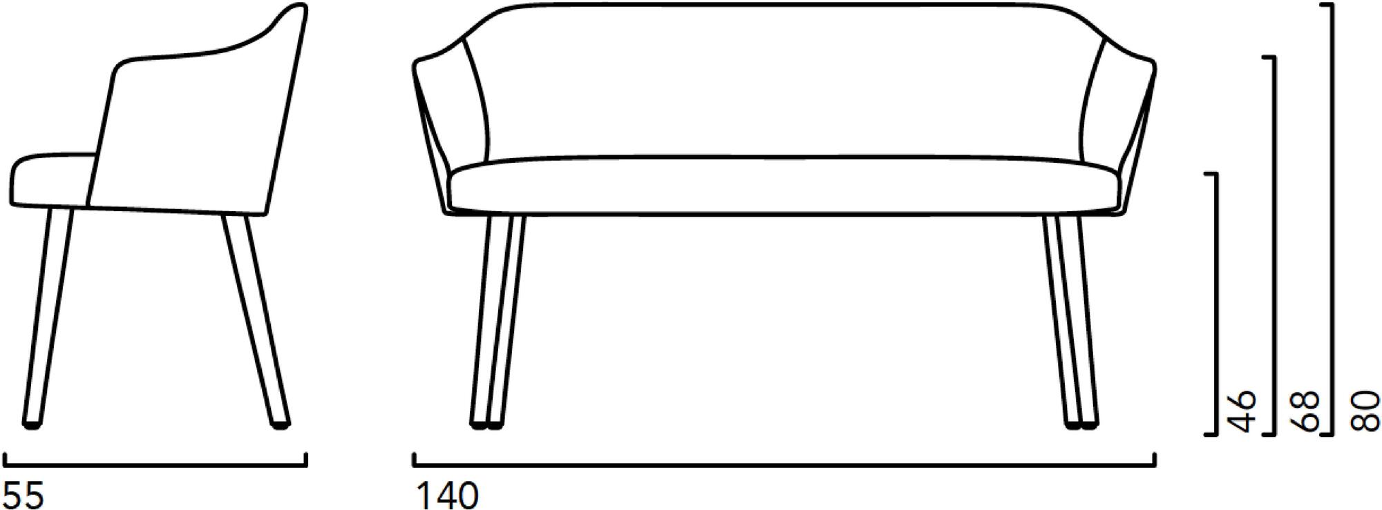 Crassevig Диван из ткани Axel sun-id-1485008 - Вид №2