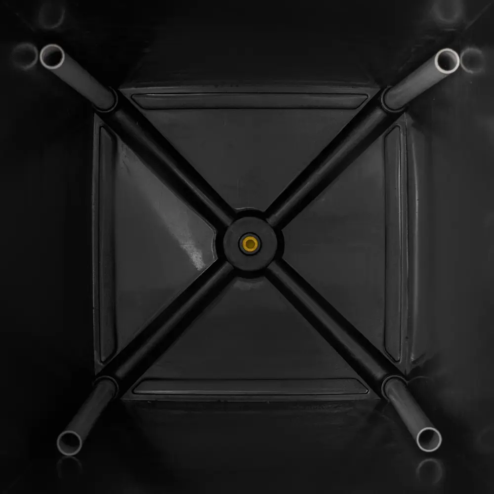 Кашпо Oladom Deluxe Long Ø29.5 h56.5 см v19 л пластик черный с автополивом Santreyd STLM-2153856 - Вид №5