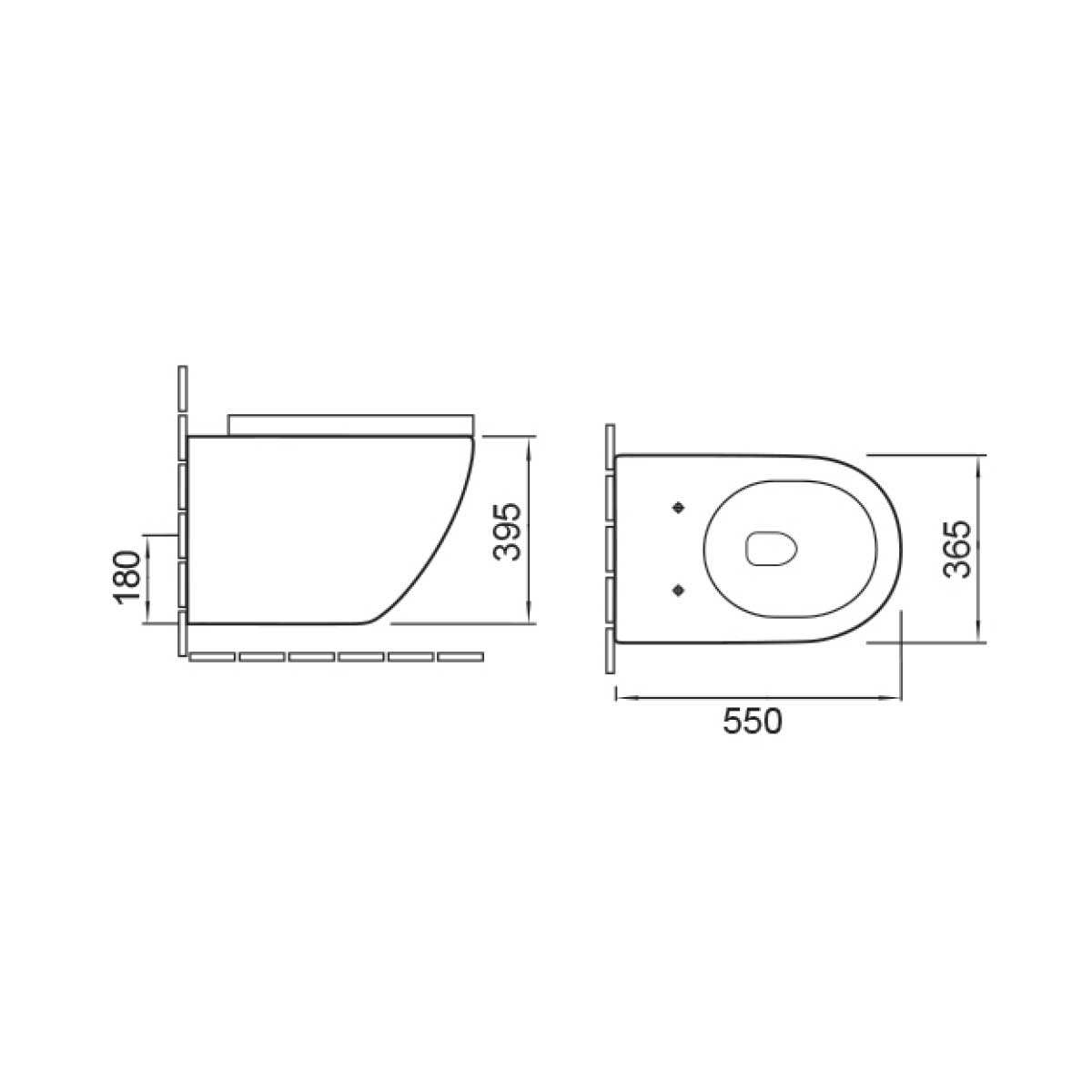 VT1-14MB Унитаз подвесной Vincea Globo Santreyd - Вид №1