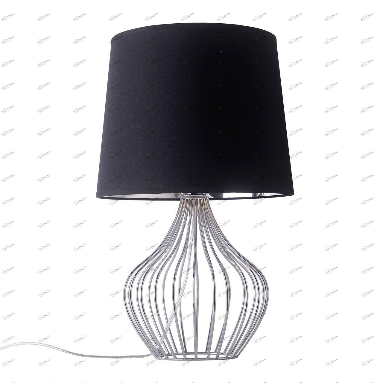 Настольная лампа Omnilux Caroso OML-83534-01 OMNILUX ВАЗА 220953 Серебро;черный 