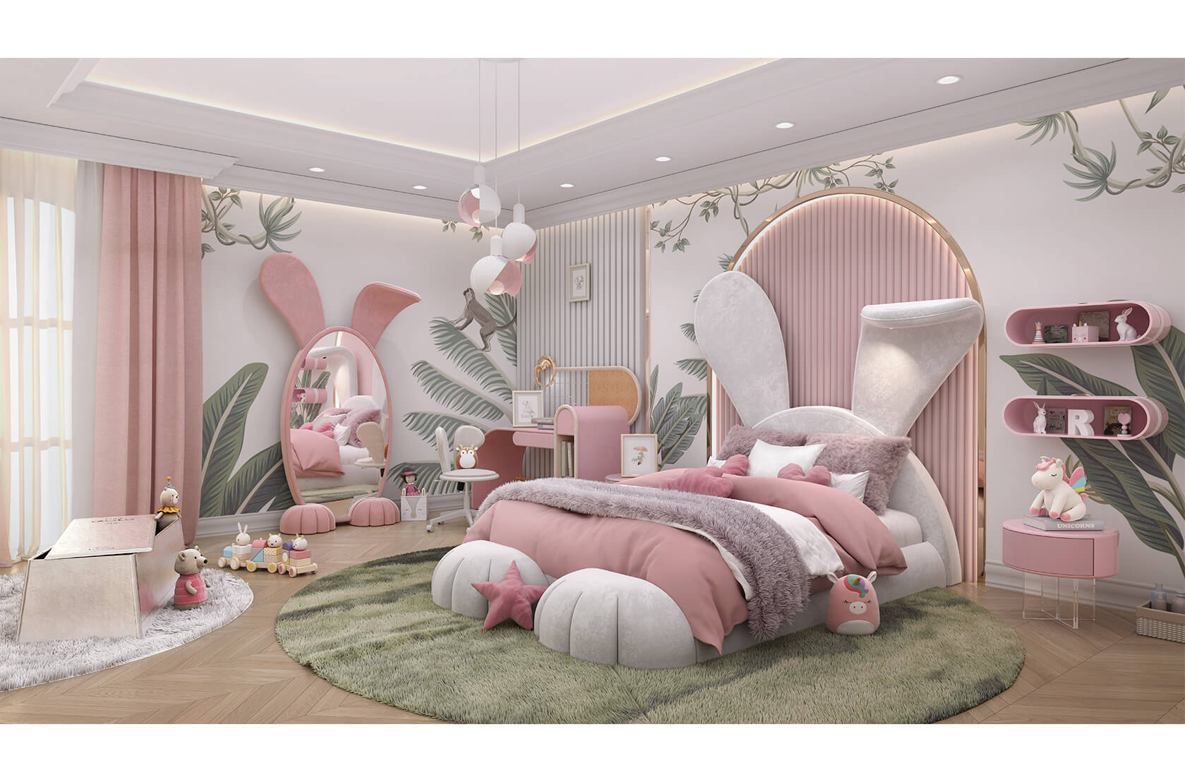 CIST375 Зеркала для детской Кролик Circu  - Вид №7