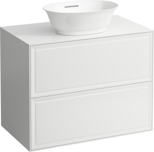 H4060120856281 Шкафчик 800, 2 ящика, совместим с раковиной-чашей 812850, 812851, 812852, 812853 LAUFEN PRO