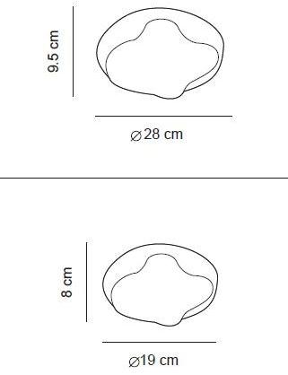 Alma light Потолочный светильник из опалового стекла Mizu sun-id-1392321 - Вид №4