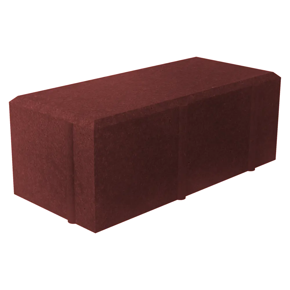 Тротуарная плитка Кирпичик 200x100x60 мм коричневый 82627388 STLM-2176049 Santreyd 