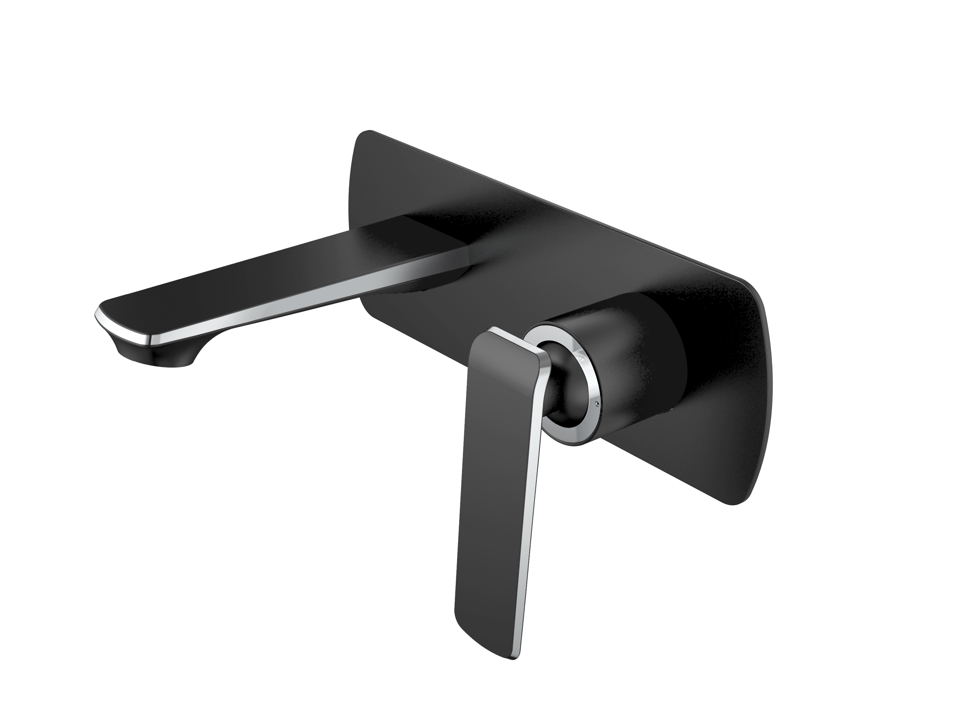 HB80548-7 Встраиваемый смеситель , черный Haiba  - Вид №1