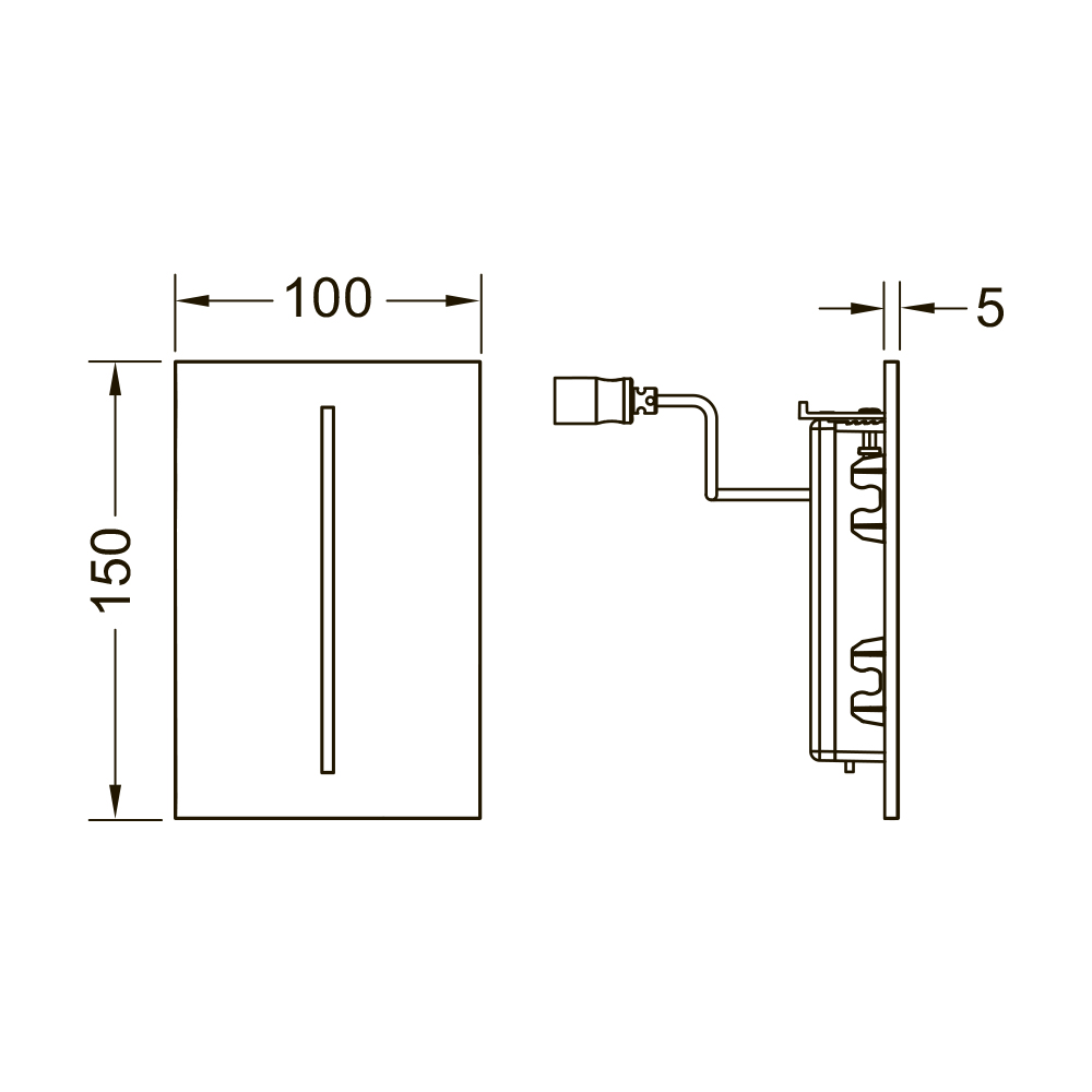 9242022 filo-Velvet электронные системы смыва Tece  - Вид №1