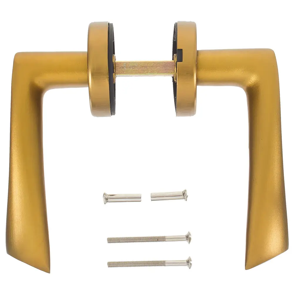 Ручки дверные на розетке E 017-S, цвет бронза EDSON STLM-2164275 - Вид №2