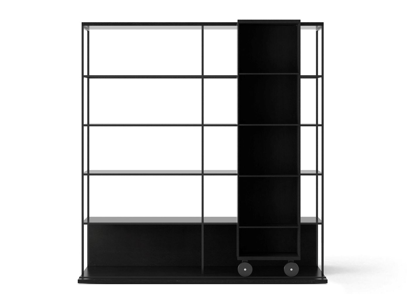 Деревянный книжный шкаф на колесах Punt Literatura ARCH-00034358 - Вид №51