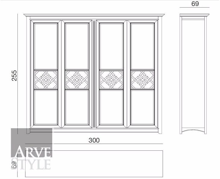 Arvestyle Шкаф из массива дерева Naima sun-id-1471251 - Вид №2