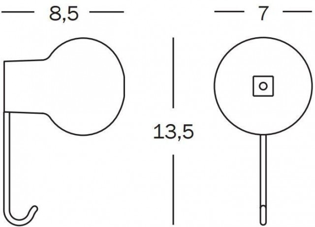 Magis Globo AC382 G Настенный крючок для верхней одежды. Цвет: Желтый 1385 C  - Вид №9