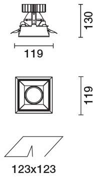 iGuzzini Регулируемый встраиваемый светильник для подвесных потолков Laser blade xl sun-id-1491898 - Вид №6