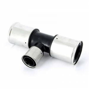 Тройник пресс PVDF HENCO 63х40х63