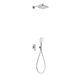 Комплект смесителя для душа с 2-сторонним скрытым расположением на чердаке с одной ручкой-20018007 TRES