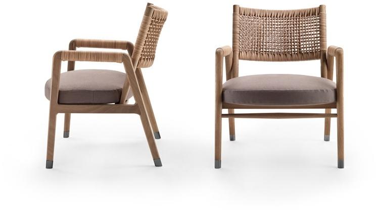 Flexform Кресло из массива дерева с подлокотниками Ortigia sun-id-1515539 - Вид №2