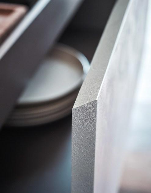 Cesar Линейная модульная кухня без ручек из меламина Maxima 2.2 sun-id-1447303 - Вид №6