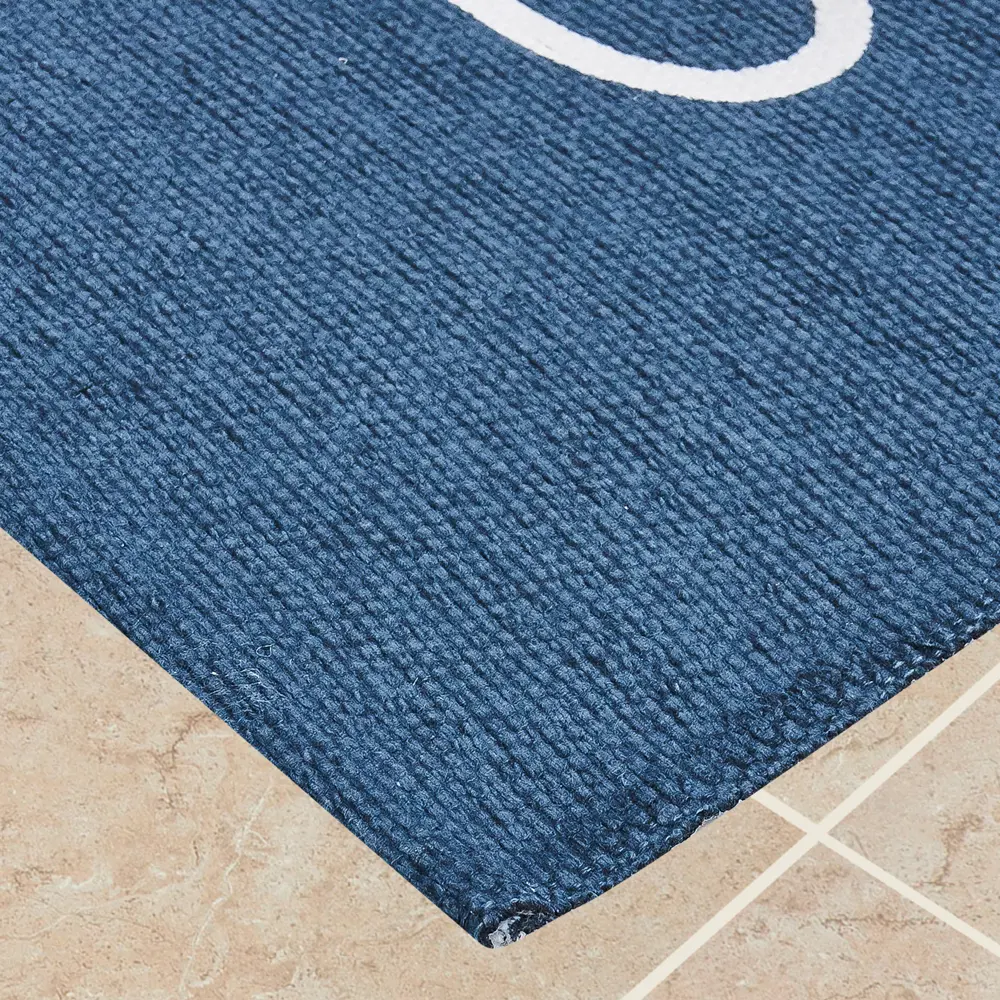 Коврик прикроватный хлопок «Где моя кровать» 60x120 см, цвет синий Santreyd STLM-2192809 - Вид №1