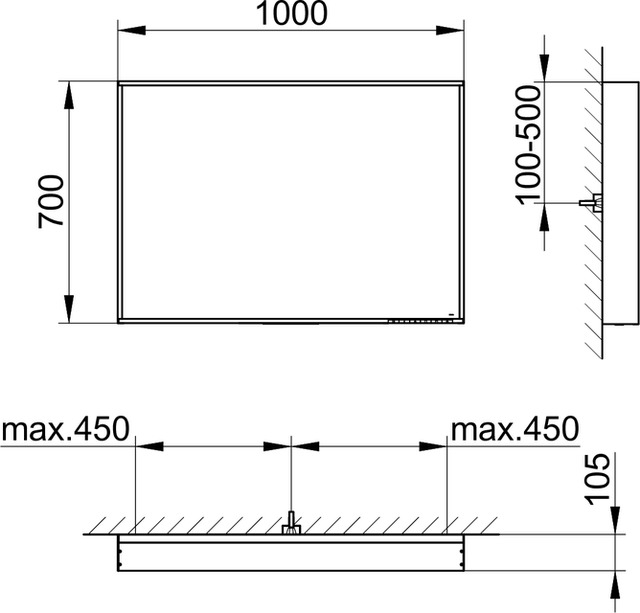 33098ZZ1000 Зеркало с подсветкой KEUCO Plan - Вид №11