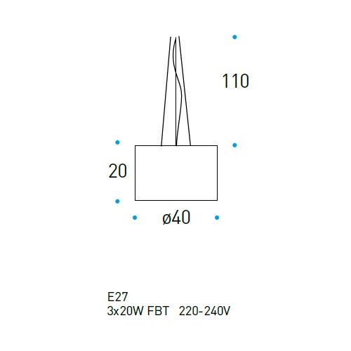 PAN SOS163 ARIEL подвес 96581 - Вид №2