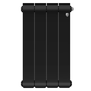 Биметаллический радиатор Royal Thermo Infinity 500/90, 4 секции, черный 89437345