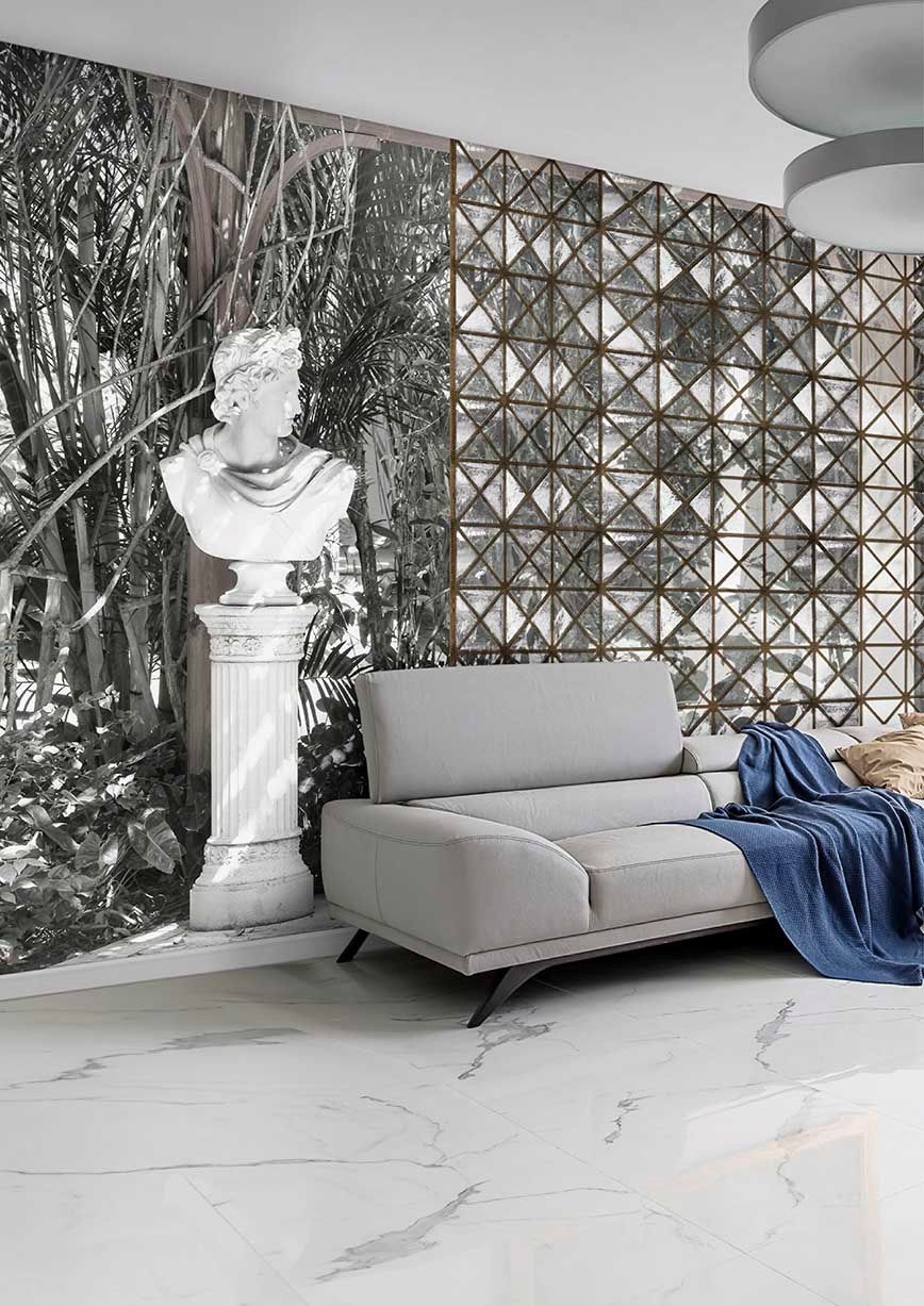 Классические обои, ПВХ бесплатно, экологически чистые, моющиеся WallPepper KRONOS ARCH-00092229 - Вид №1