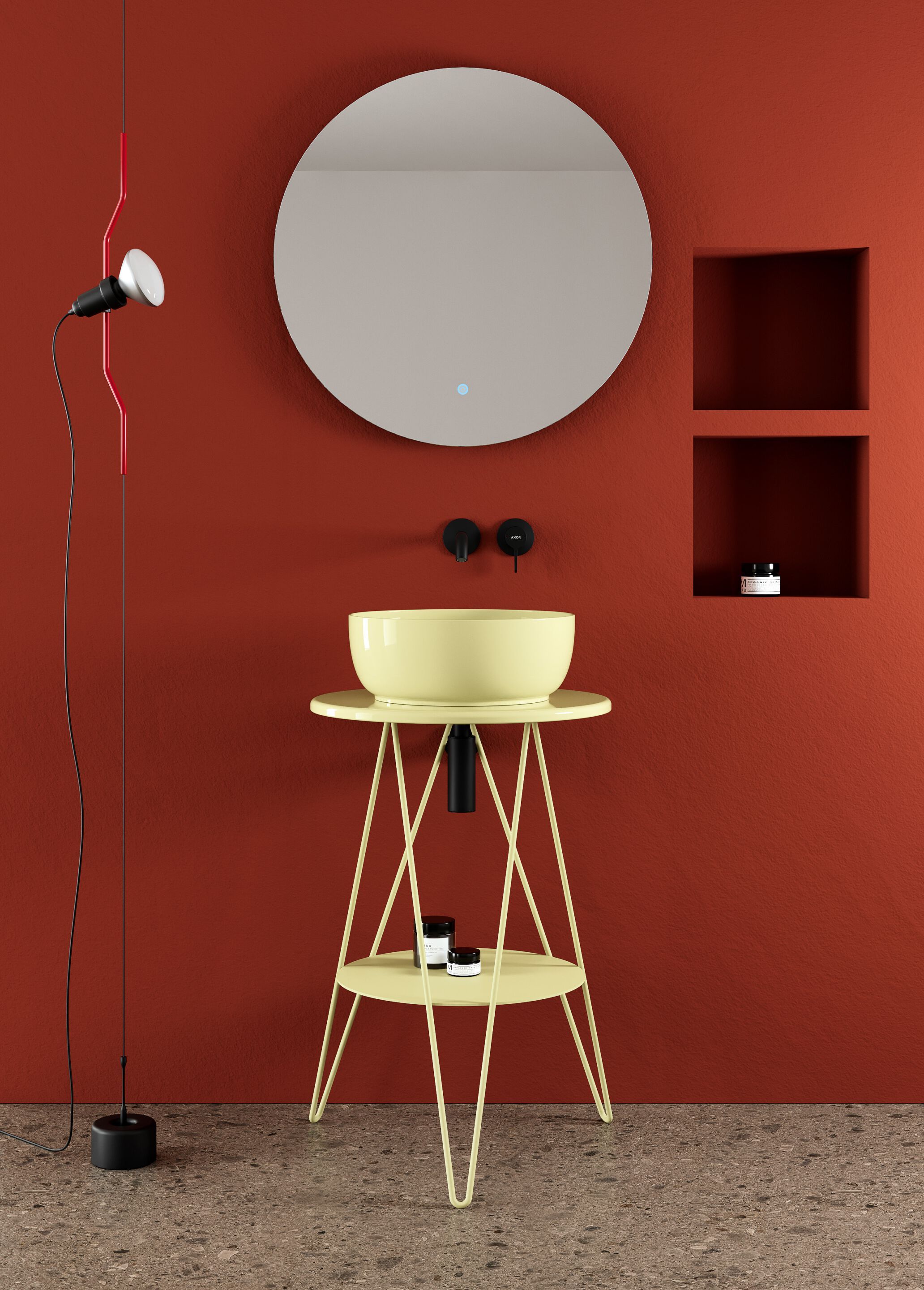 Металлическая консоль для умывальника Scarabeo Ceramiche GUSTAV ARCH-00054220 - Вид №3