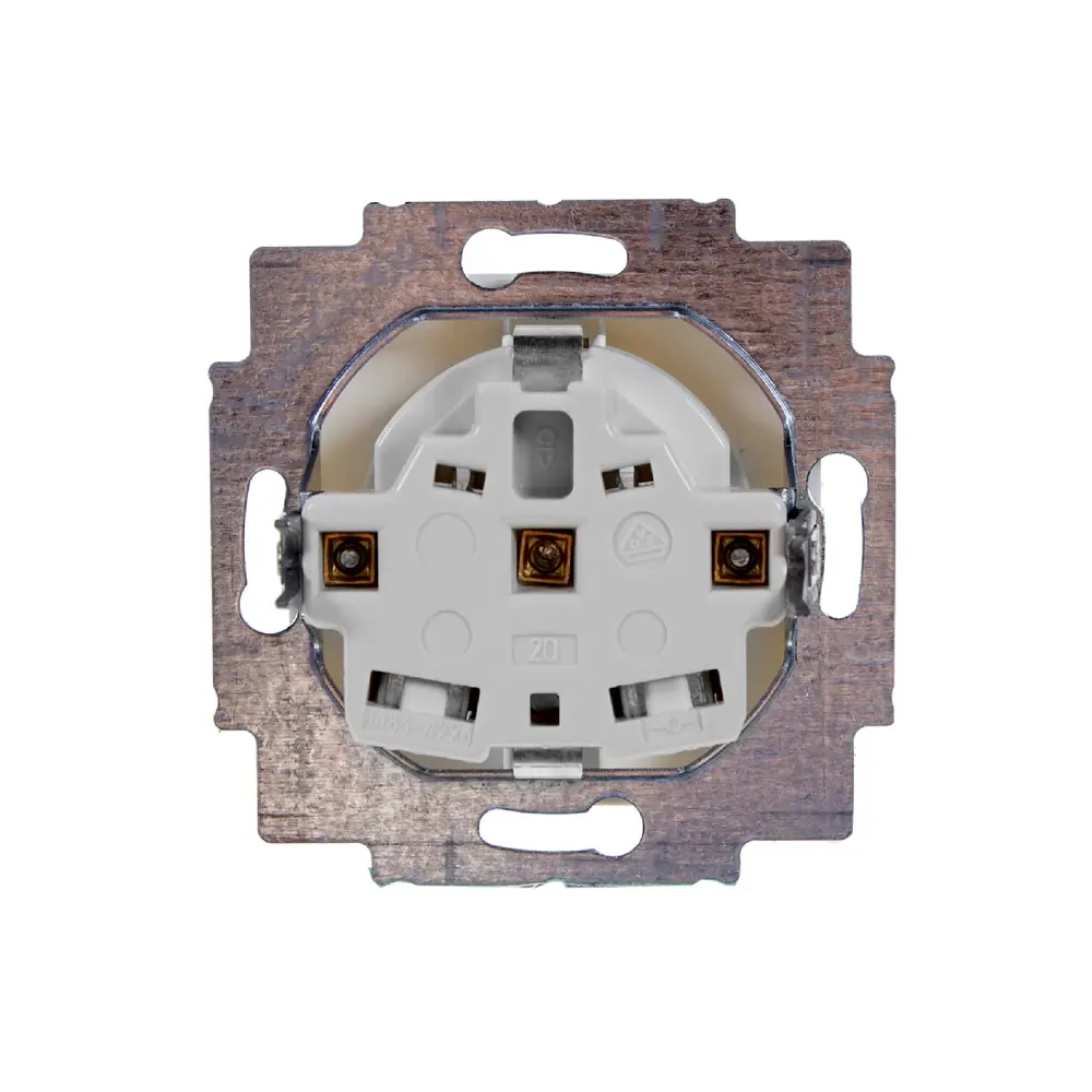 Розетка ABB Basic55 с заземлением цвет белый 13607004 STLM-2137388 Basic 55 - Вид №2