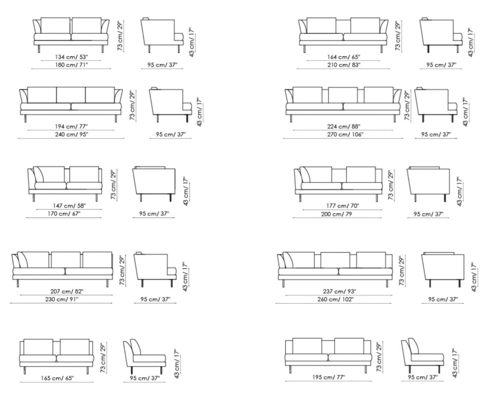Ткань диван BONALDO Ларс ARCH-00059579 - Вид №8