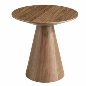 Приставной столик круглый шпон ореха 45 см ET652 от Angel Cerda ANGEL CERDA  288794 Орех;коричневый