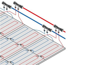 Лучистая система отопления в металлических потолочных модулях