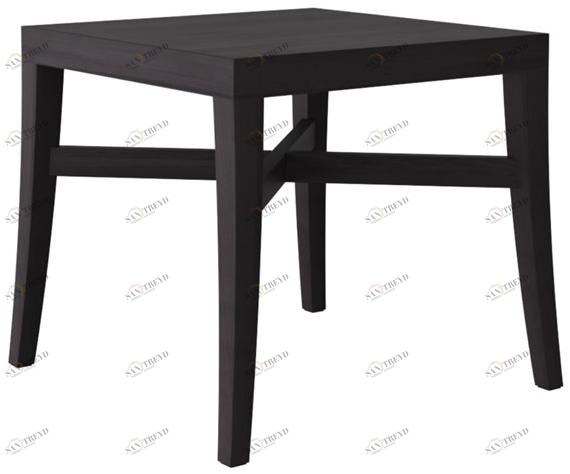 horgenglarus Низкий квадратный журнальный столик из массива дерева Lyra T-3800