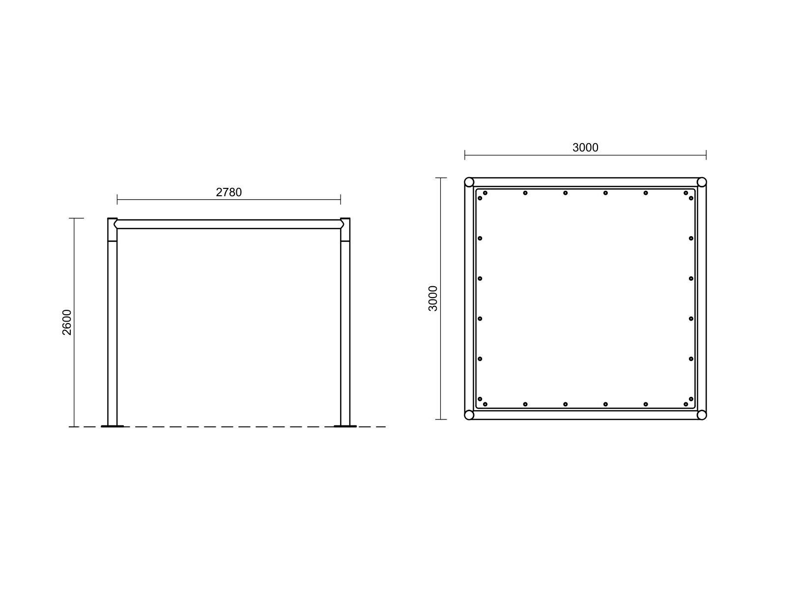 Стальной и стеклянный навес для автобусной остановки Studio Città VAPORA ARCH-00103934 - Вид №1