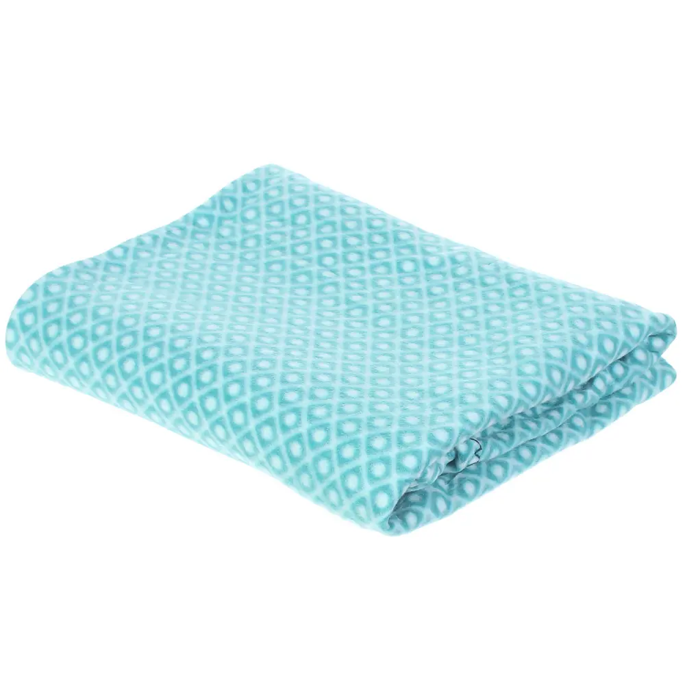 Плед флисовый «Play» 130х170 см цвет морской волны BELEZZA STLM-2072204