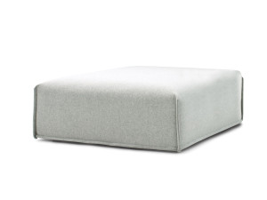 Квадратный съемный пуф из ткани