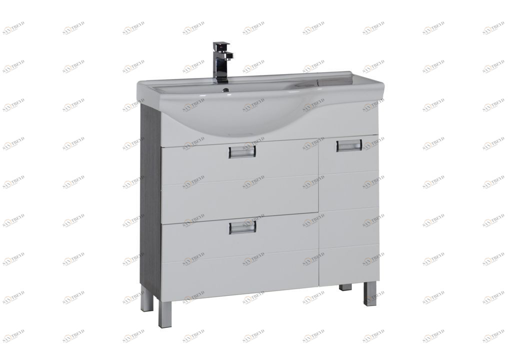 Тумба под раковину Aquanet Сити 90 L венге sun-id-271853