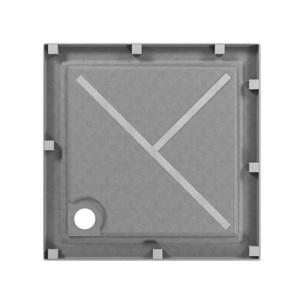 Душевой поддон METAKAM Apart квадратный 90×90 см с антискользящим покрытием 89386660 STLM-1501157 - Вид №2