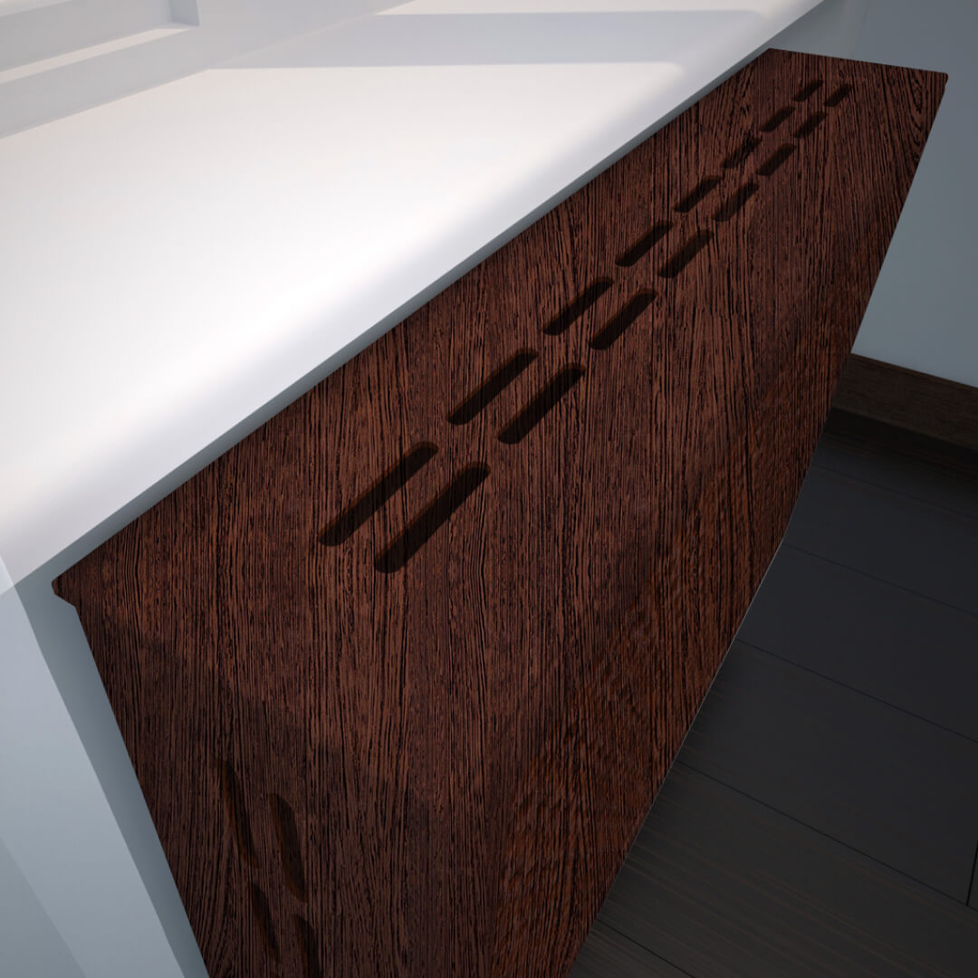 Крышка для экрана 60 см универсальная венге STELLA Standart STSR-1072