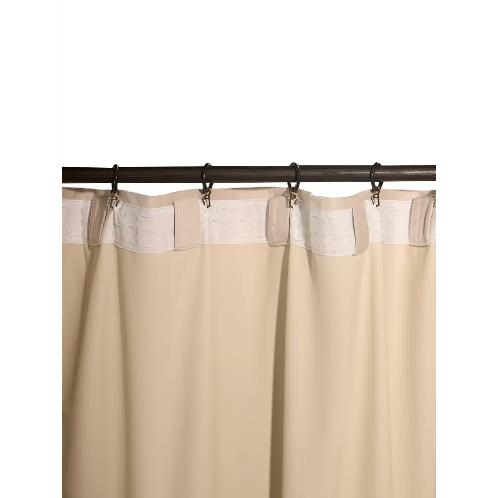 KREAFORTA Annalise - штора блэкаут с велюровым покрытием 200×280 см экрю 89407414 STLM-1583844 - Вид №4