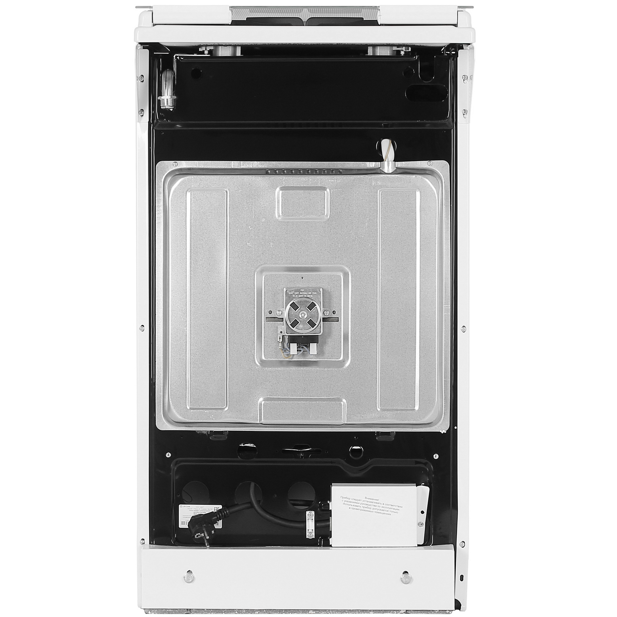 1186042 Комбинированная плита De Luxe 5040.20ГЭ (КР) ЧР белый STDN-0009622 - Вид №8