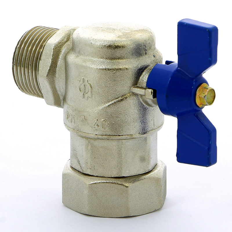 Кран шаровой НВ угловой EVOLUTION бабочка F.I.V. 1"х1"1/4 FIV 6777R085 - Вид №5