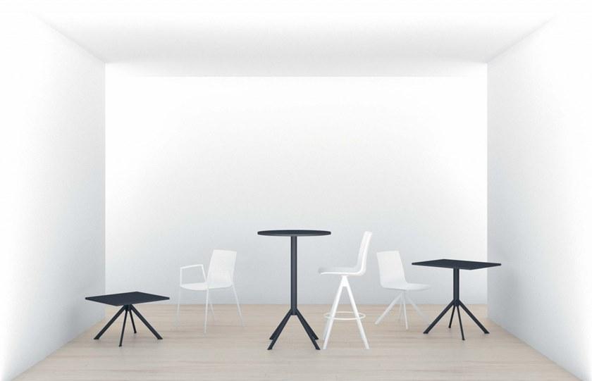 Ares Line Низкий квадратный стальной журнальный столик Liner sun-id-1488694 - Вид №1