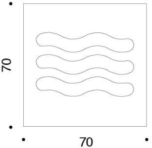 Danese Milano Трафаретная печать на бумаге Sei simboli sinsemantici Dedz11/wo  - Вид №1