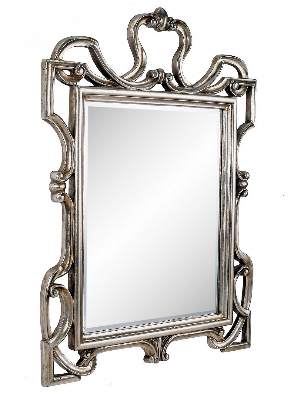 Зеркало настенное 90х75 см античное серебро King Silver ART-ZERKALO ДИЗАЙНЕРСКИЕ 00-3884060 Зеркальный;серебро  - Вид №1