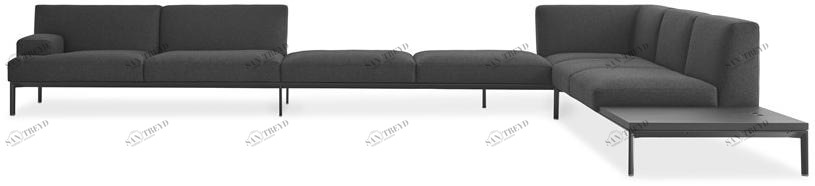 Lapalma Модульный угловой диван из ткани Add soft sun-id-1495778