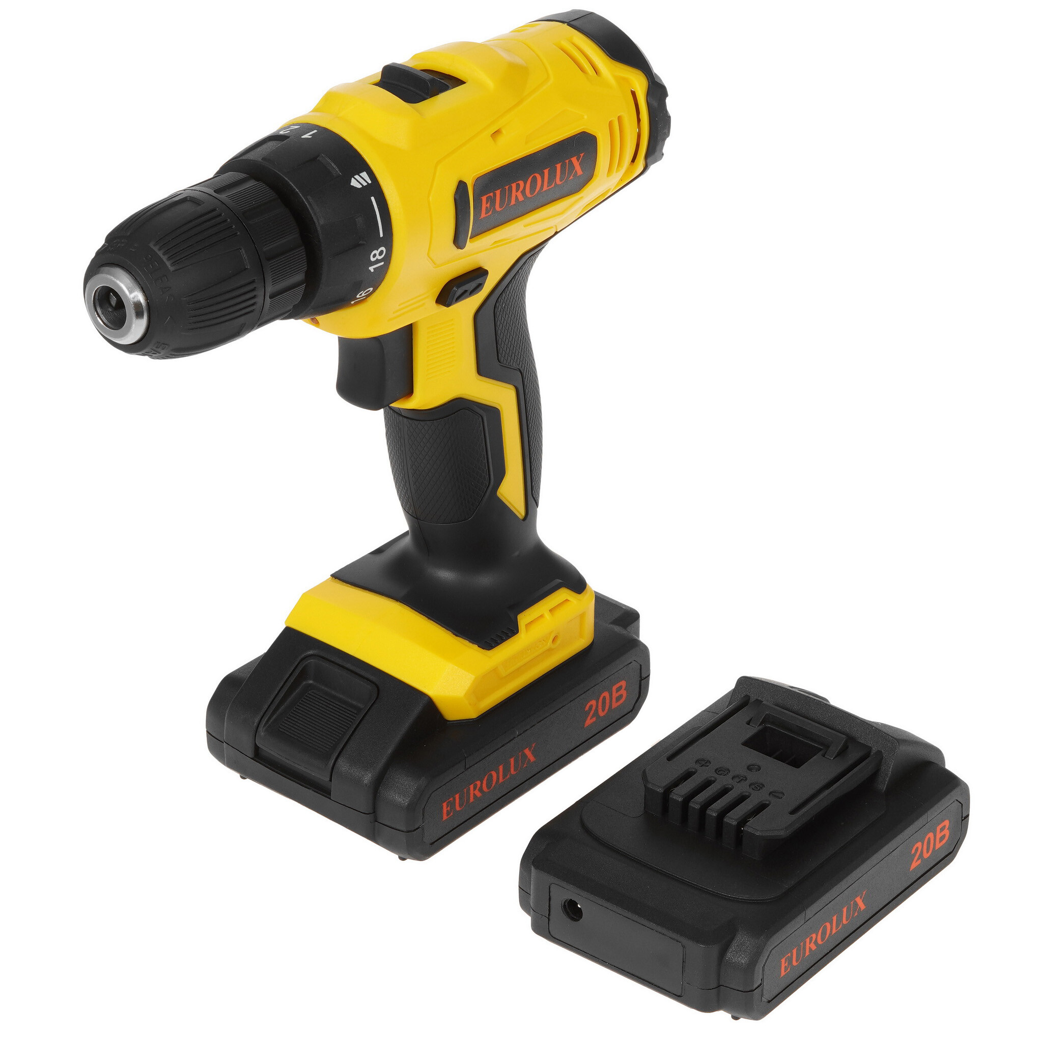 Дрель-шуруповерт Eurolux ДА-20/2Li 9070130 STDN-0091151 - Вид №1