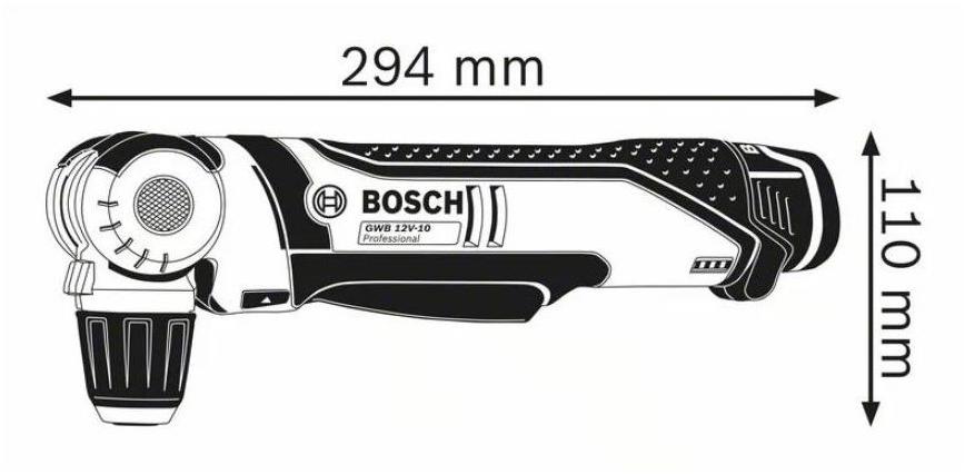 BOSCH PROFESSIONAL Аккумуляторная угловая дрель Compact duty sun-id-1374021 - Вид №1